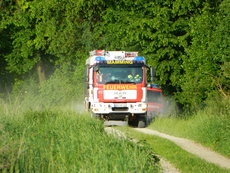 Waldbrandübung in Töding