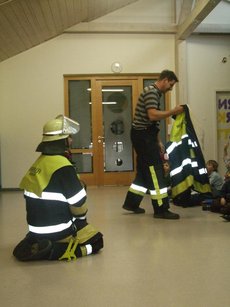 Einsatzübung im Kindergarten Mamming